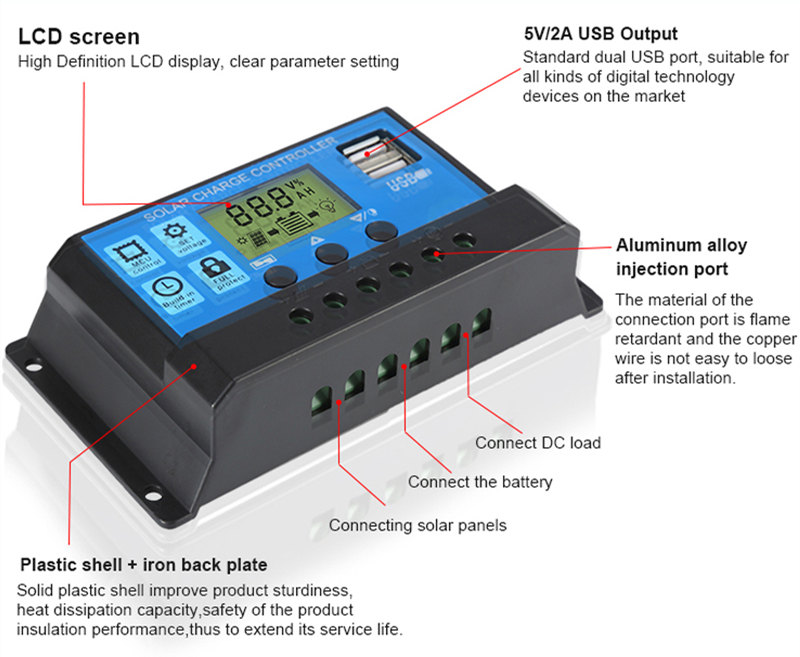 PWM Solar Battery Regulator